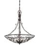 Cal® Lighting & Accessories Varano 3-Light Iron Rust Chandelier-0