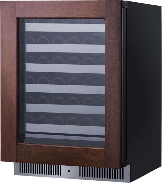 Summit® 24" 3.5 Cu. Ft. Panel Ready Built-In Wine Cooler-1