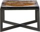 Four Hands Lennie Amber Bunching Table with Burnished Charcoal Base-1