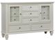 Coaster® Sandy Beach 4-Piece Cream White California King Bedroom Set-2