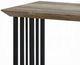 ACME Furniture Zudora Antique Oak Sofa Table with Black Base-2