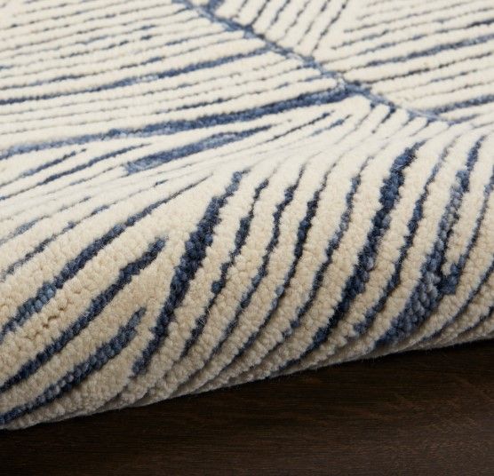Nourison Home™ Colorado White Blue 5'x7' Area Rug-4