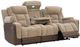 Signature Design by Ashley® Mixed Motion Brownstone Power Reclining Sofa with Adjustable Headrest-4