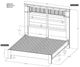 International Furniture Direct Parota Brown Eastern King Panel Bed-2