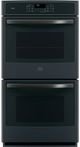 GE Profile™ 27" Black Slate Electric Double Convection Oven Built In-0