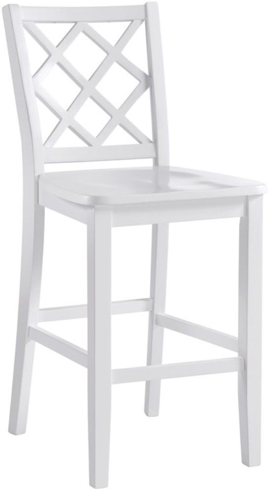 Emerald Home Whitmore White Counter Height Chair-0