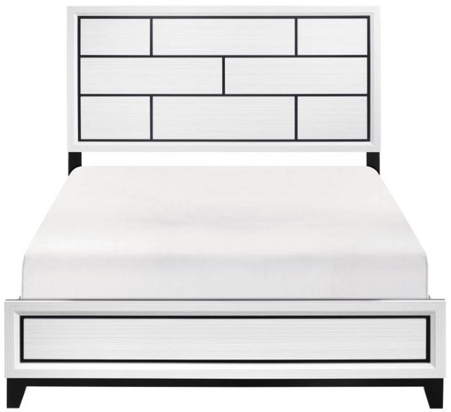 Homelegance® Davi White California King Panel Bed-2