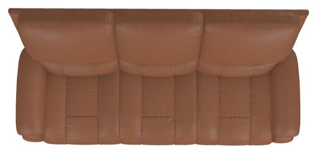 La-Z-Boy® Greyson Caramel Leather Power Reclining Sofa with Headrest-4