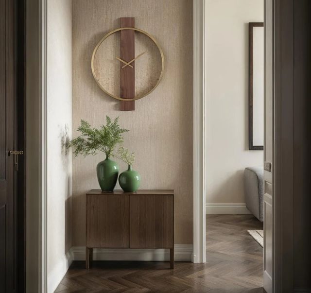 Renwil® Avigail Antique Brushed Brass Wall Clock-2