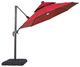 Furniture of America® Nuti Red Aluminum/Fabric Outdoor Patio Umbrella and Base-0