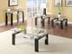 Coaster® Dyer Black Tempered Glass End Table with Shelf-1