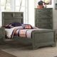 Westwood Design Foundry Brushed Pewter Youth Twin Panel Bed-1