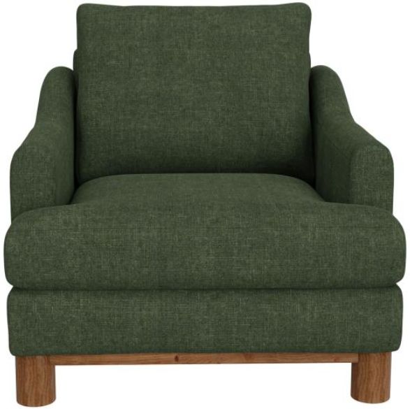International Furniture Direct Olimpia Olive Arm Chair-2