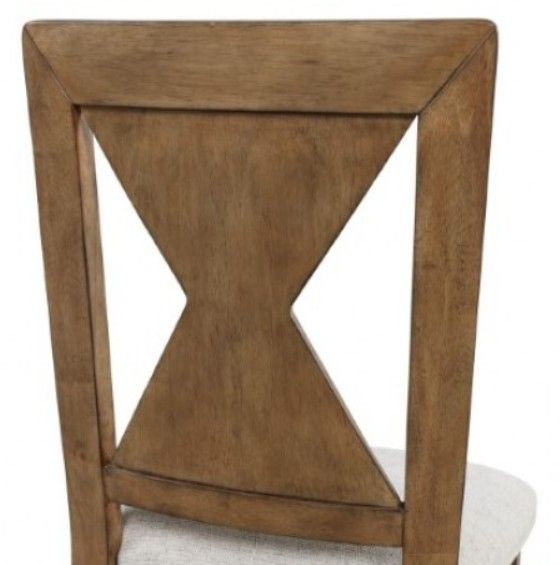 Furniture of America® Johannes 2-Piece Rustic Oak Side Chair-2