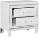 Homelegance® Tamsin White Metallic Nightstand-3