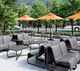 Homecrest™ Outdoor Living Customizable Infiniti Aluminum/Fabric Outdoor Sling Armless Chaise-1