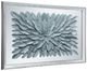 A & B Home Gray/Silver Paper Feather Shadow Box Wall Decor-0