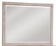 American Woodcrafters 2810 Aurora Whitewash Landscape Mirror-0