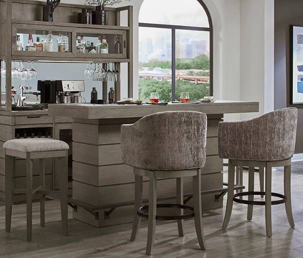 Parker House® Pure Modern Moonstone 42" Bar Stool-1