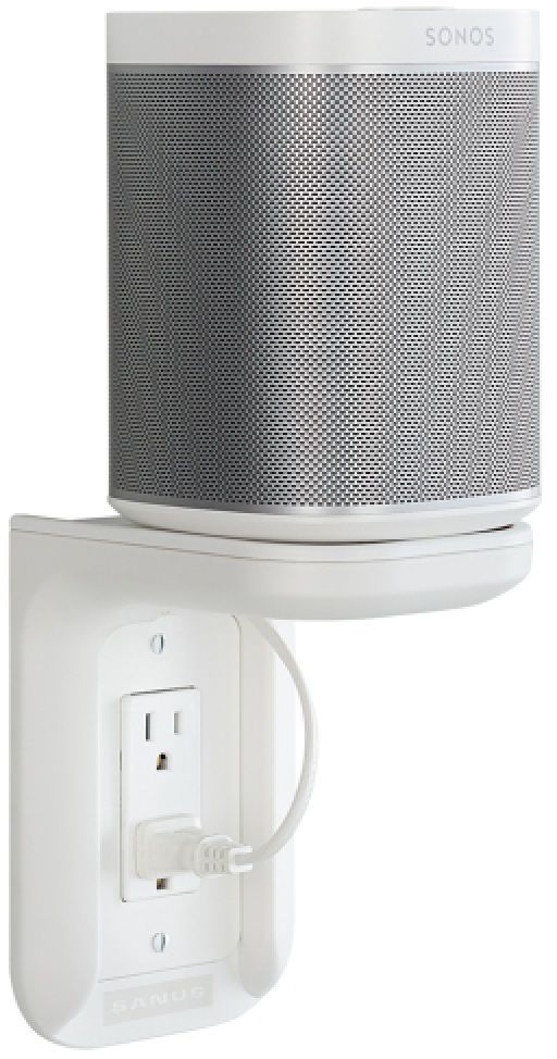 Sanus® White Outlet Shelf-2