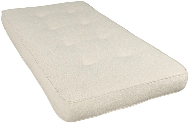 Kodiak Furniture Canton Cream 8" Coil Hinged Innerspring Twin Mattress -0