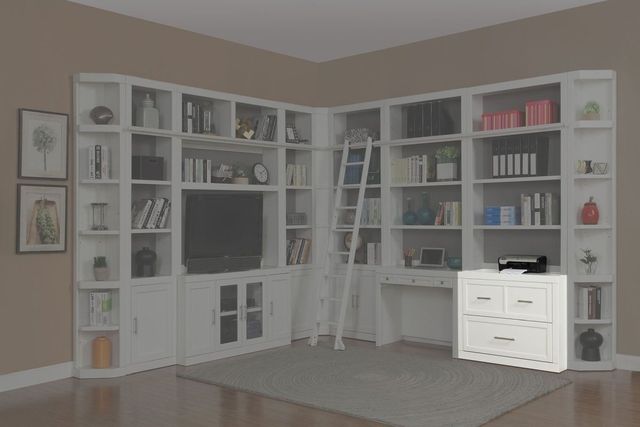 Parker House® Catalina Cottage White 40" Lateral File-1