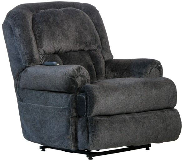 Catnapper® Burns Midnight Dual Motor Power Lift Chair with Full Lay Flat Reclining