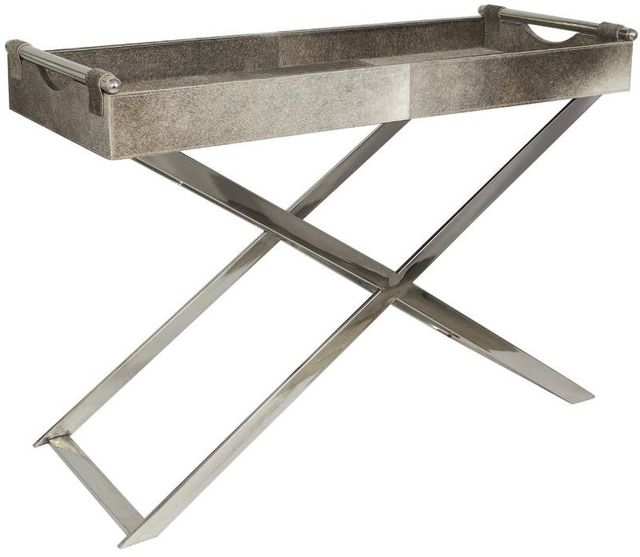 Deco Marche Gray Accent Table-0