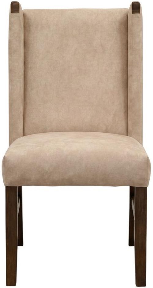 International Furniture Direct Forge Brown/Ivory Dining Side Chair-2