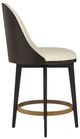 Caracole® Another Round Caracole Classic Beige/Dark Chocolate Counter Stool-2