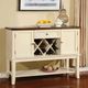 Furniture of America® Dover Vintage White Server with Cherry Top -1