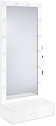 Coaster® Spector White High Gloss Floor Mirror-0