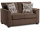 American Wholesale Furniture Kennedy Chocolate 59'' Loveseat-0