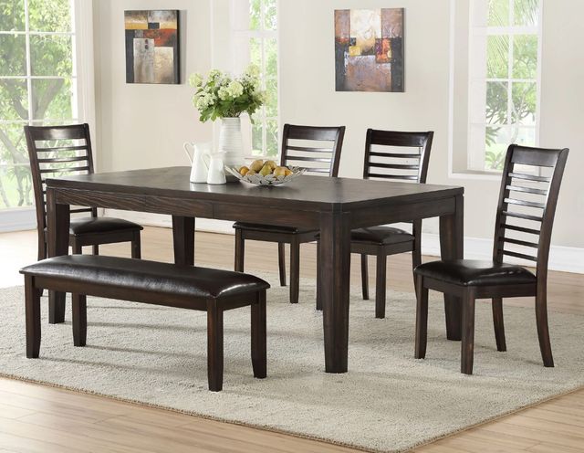 Steve Silver Co. Ally Antique Charcoal/Dark Brown Dining Side Chair-1