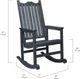 C.R. Plastic Generation Line Red Porch Rocker-2