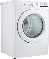 LG 7.4 Cu. Ft. White Front Load Gas Dryer