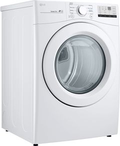 LG 7.4 Cu. Ft. White Front Load Gas Dryer
