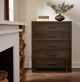 Vaughan-Bassett Lodge & Loft Dark Oak 5-Drawer Chest-1