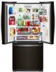 Whirlpool® 30" 19.7 Cu. Ft. Black French Door Refrigerator-1