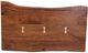 A & B Home Ramirez Rectangular Brown Coffee Table with Black Legs -4