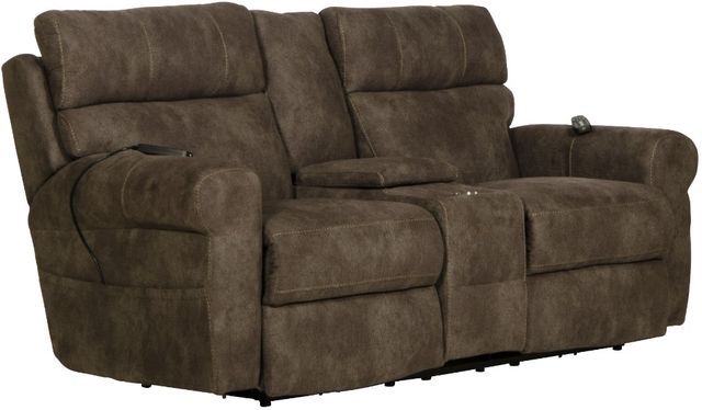 Catnapper® Tranquility Pewter Power Reclining Loveseat-0