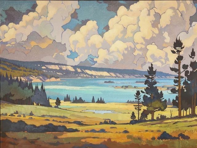 Stylecraft Flathead Lake Wall Art-1