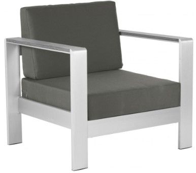 Zuo® Modern Cosmopolitan Gray Arm Chair-0