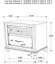 Coaster® Barzini 4-Piece White California King Bedroom Set-3