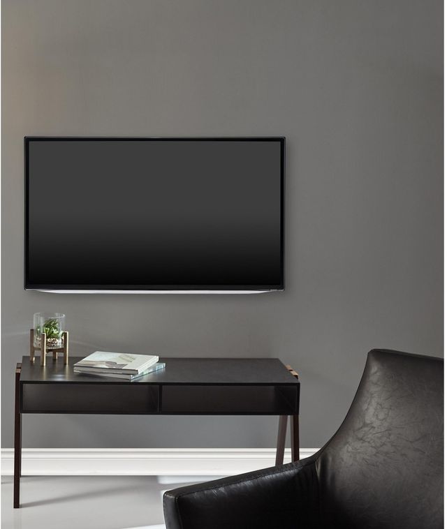 Adesso® Laurel Black Coffee Table with Walnut Legs-3
