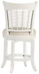 HH2 Home Bayberry White Swivel Counter Stool-3