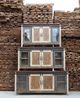 International Furniture Direct Antique Beige/Brown/Gray 60" TV Stand-4