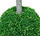 A & B Home Green Sphere Faux Boxwood Topiary on Metal Spire-2