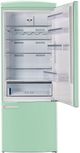 Unique Appliances Classic Retro 28" 17 Cu. Ft. Summer Mint Green Counter Depth Bottom Freezer Refrigerator-2