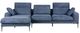 VIG Furniture Divani Casa Corwith 2-Piece Blue Left-Arm Facing Sofa Sectional and Chaise-2